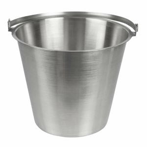 Jantex Stainless Steel Bucket 12Ltr - J807 - 3