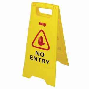 Jantex No Entry Safety Sign - L434 - 1