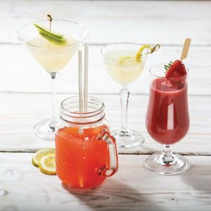Olympia Bar Collection Crystal Martini Glasses 275ml (Pack of 6) - GF731 - 3
