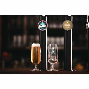 Olympia Bar Collection Crystal Stemmed Beer Glasses 410ml (Pack of 6) - GF742 - 3