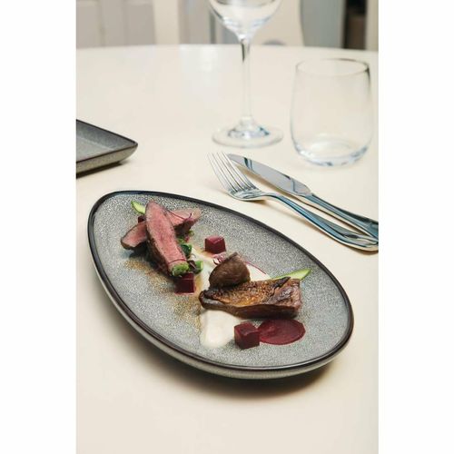 Olympia Mineral Leaf Plate 255mm (Pack of 6) - DF180 - 5