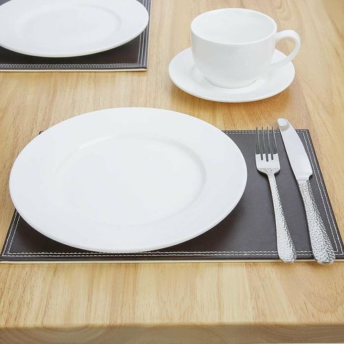 Olympia Faux Leather Placemats (Pack of 4) - GJ739 - 5