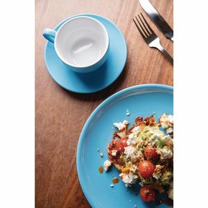 Olympia Cafe Coupe Plate Blue 205mm (Pack of 12) - HC400 - 3