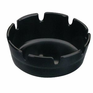 Black Melamine Ashtray - P842 - 1