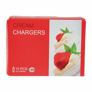 Vogue Cream Whipper Bulbs (Pack of 10) - CB439 - 1