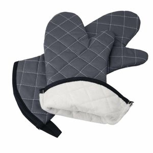 Vogue Flame Retardant Charcoal Oven Mitt 17 - CL582 - 3