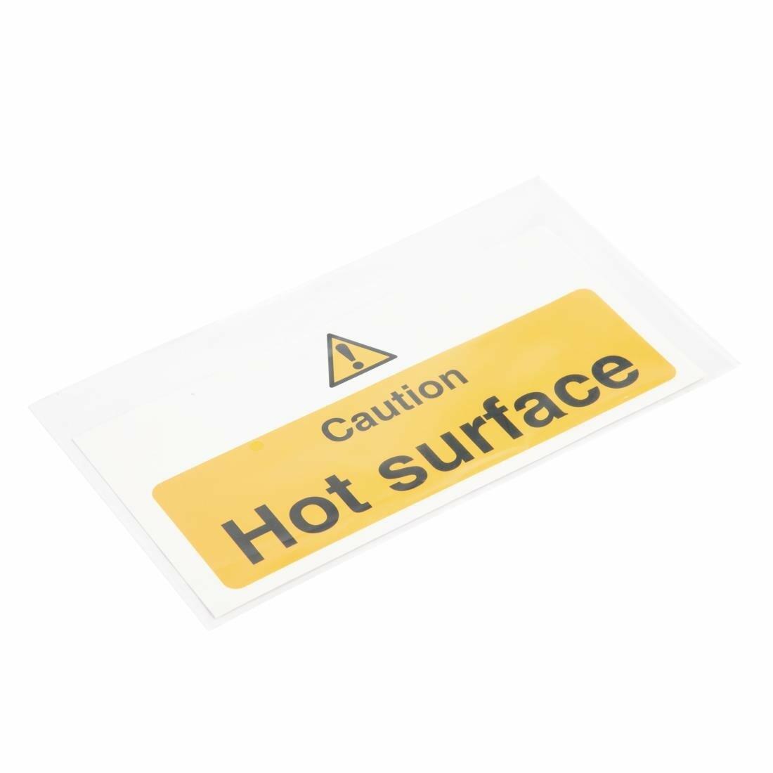 Vogue Caution Hot Surface Sign - L848 - 1
