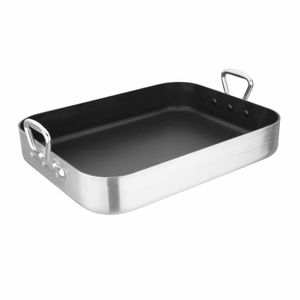 Vogue Aluminium Non Stick Roasting Pan - S364 - 3