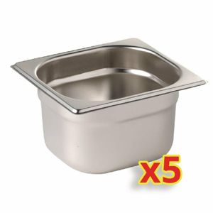 Vogue Gastronorm Container Kit 1/6 (Pack of 5) - S411 - 1