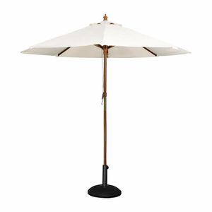 Bolero Round Parasol 3m Diameter Cream - CB516 - 3