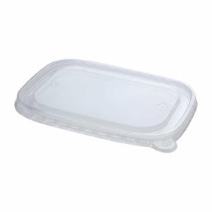 Colpac Stagione Microwavable Polypropylene Food Box Lids (Pack of 300) - FP455 - 1