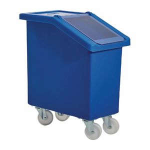 Mobile Ingredient Bin 65Ltr Blue - W781 - 1