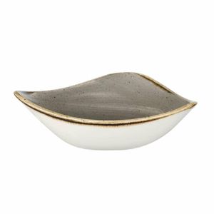 Churchill Stonecast Triangle Bowl Grey 153mm (Pack of 12) - CY963 - 1