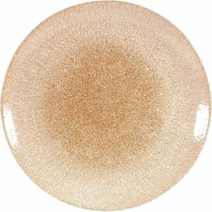 Churchill Studio Prints Raku Coupe Plate Garnet Orange 288mm (Pack of 12) - DR700 - 1