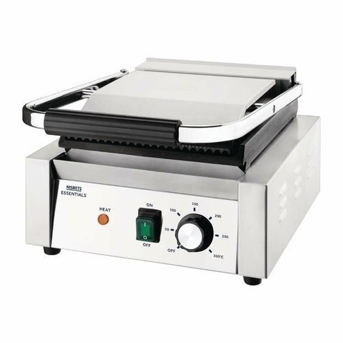 Nisbets Essentials Contact Grill Ribbed Top - DA396 - 7