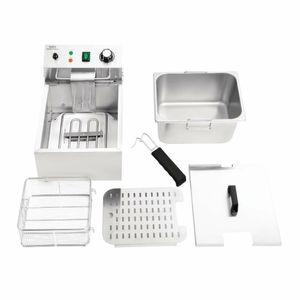 Nisbets Essentials Single Tank Electric Fryer - CT956 - 3