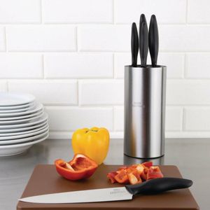 Nisbets Essentials Knife Block and Knives Set - DA083 - 3