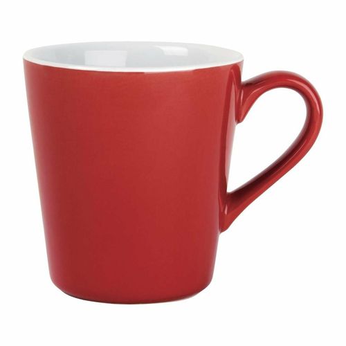 Olympia Cafe Flat White Cups Red 170ml (Pack of 12) - FF990 - 1