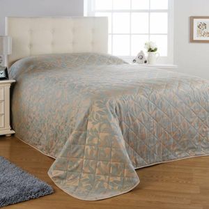 Mitre Essentials Kensington Bedspread Duck Egg Super King - GW229 - 1