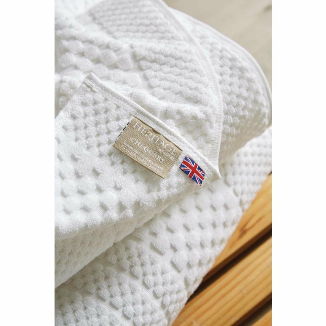 Mitre Heritage Chequers Hand Towel GW301 Go for Green Mitre