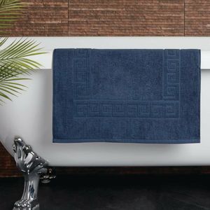 Mitre Essentials Nova Bath Mat Navy - GW373 - 1