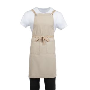 Southside Cotton Canvas Bib Apron Stone - BB685 - 3