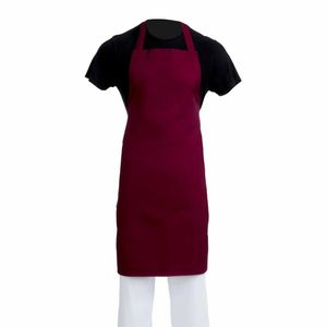 Whites Bib Apron Burgundy - A557 - 1