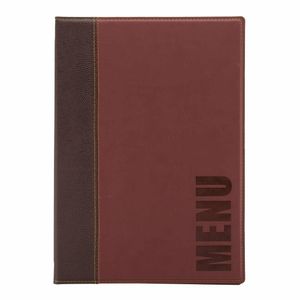 Securit Contemporary Menu Cover Bordeaux A4 - H717 - 1