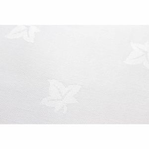 Mitre Luxury Luxor Cotton Napkins Ivy Leaf White 450 x 450mm (Pack of 10) - HB556 - 3
