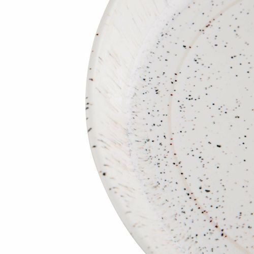 Olympia Cavolo Flat Round Bowls White Speckle 220mm (Pack of 4) - FD901 - 5