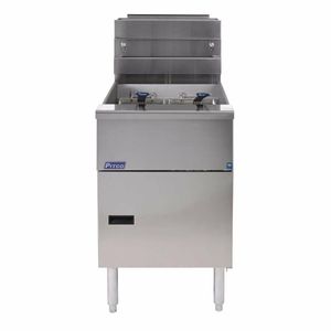 Pitco Twin Basket Single Tank Solstice LPG Fryer SG18S - FS127-P - 1