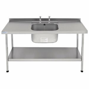 Franke Sissons Self Assembly Stainless Steel Sink Double Drainer 1800x650mm - P370 - 1