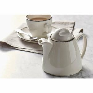 Steelite Charcoal Dapple Beverage Pots 12oz 350ml (Pack of 6) - VV1348 - 3