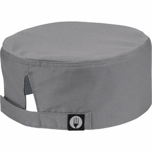 Chef Works Cool Vent Beanie Grey - A919 - 1