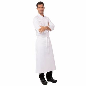 Chef Works Long Four Way Waist Apron White - A925 - 1