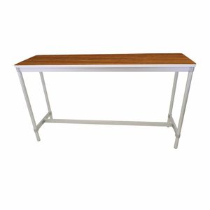 Gopak Enviro Indoor Teak Effect Rectangle Poseur Table 1200mm - DG131-TE - 3