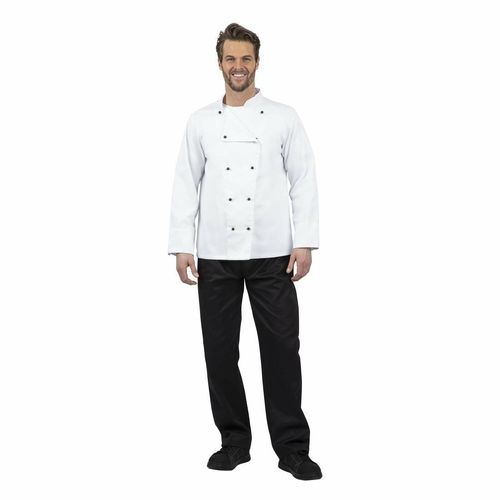 Whites Chicago Unisex Chefs Jacket Long Sleeve XL - DL710-XL - 4