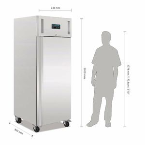 Polar U-Series Upright Fridge 650Ltr - U632 - 3