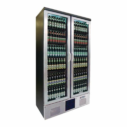 Gamko Maxiglass 2 Glass Door 500Ltr Bottle Cooler Cabinet MG2/500GCS - CE566 - 1