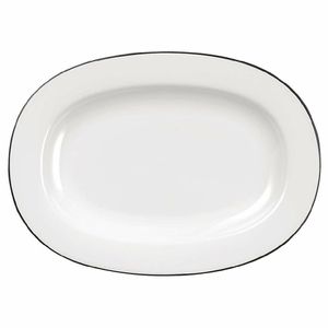 Churchill Alchemy Mono Oval Dishes 330mm (Pack of 6) - W566 - 1
