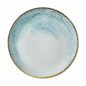 Churchill Homespun Accents Aquamarine Evolve Coupe Plates 285mm (Pack of 12) - 1