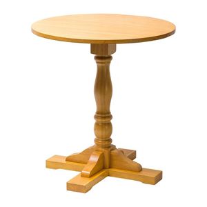 Oxford Soft Oak Pedestal Round Table 700mm - 1