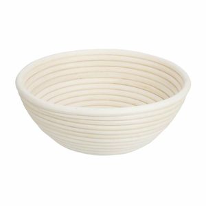 Vogue Rattan Proving Basket Round 220x80mm - 1