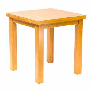 Kendal Square Dining Table Soft Oak 700x700mm - 1