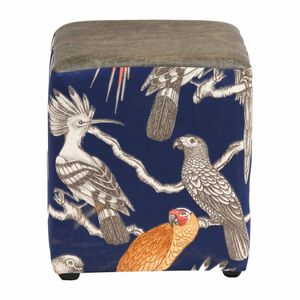 Aviary Cube Ash Stool Marine (Pack of 2) - 1
