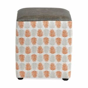 Alfresco Cube Ash Stool Mandarin (Pack of 2) - 1