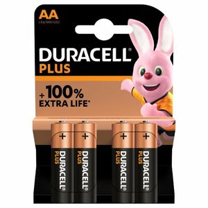 DuracellPlus AA Batteries (Pack of 4) - 1
