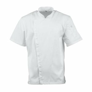 Chef Works Cannes Short Sleeve Chefs Jacket Size S - 1