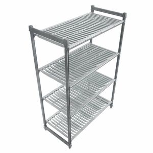 Cambro Camshelving Basics Plus Starter Unit 4 Tier With Vented Shelves 1630H x 1220W x 540D mm - 3