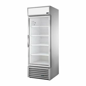 True Upright Retail Merchandiser Freezer Black Exterior - CX783 - 1